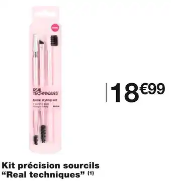 Monoprix Real techniques kit précision sourcils offre