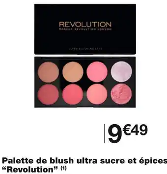 Monoprix Revolution palette de blush ultra sucre et épices offre