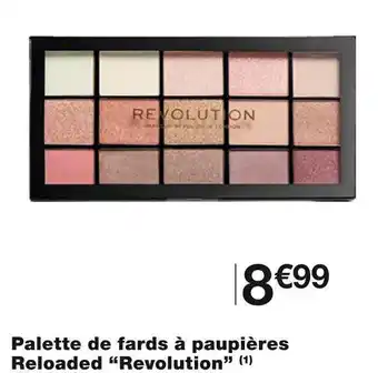 Monoprix Revolution palette de fards à paupières reloaded offre