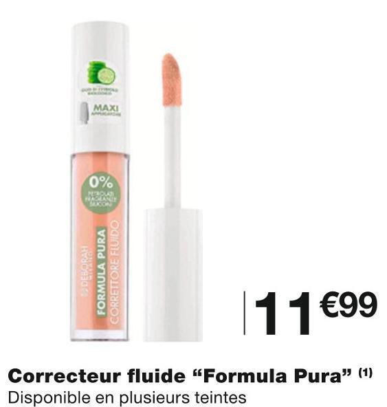 Promo Formula pura correcteur fluide chez Monoprix