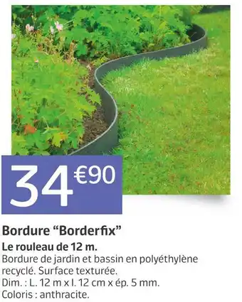Jardiland Bordure “borderfix” offre