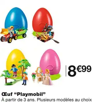 Monoprix Œuf “playmobil” offre