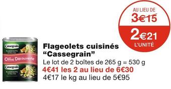 Monoprix Cassegrain ratatouille cuisinée à la provençale offre