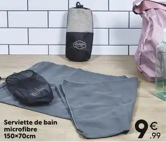 Maxi Bazar Serviette de bain microfibre 150×70cm offre