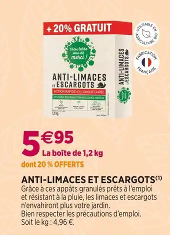 Anti-limaces et escargots