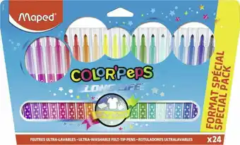 Géant Casino 18 Feutres de coloriage Kids Pointe moyenne offre