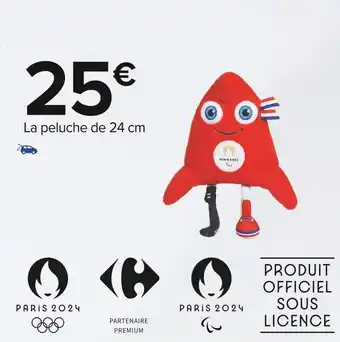 Carrefour Market La peluche de 24 cm offre