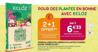 Delbard Ecloz terreau arbustes arbres & plantes fleuries pleine terre offre