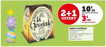 Super U La goudale biere offre