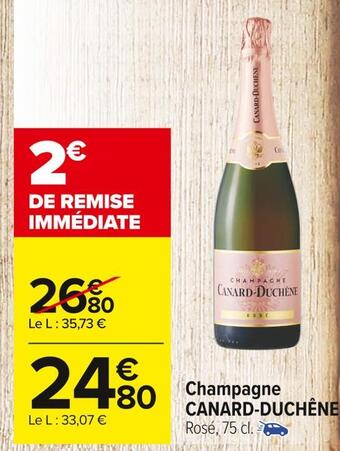 Carrefour Market Canard-duchêne champagne offre