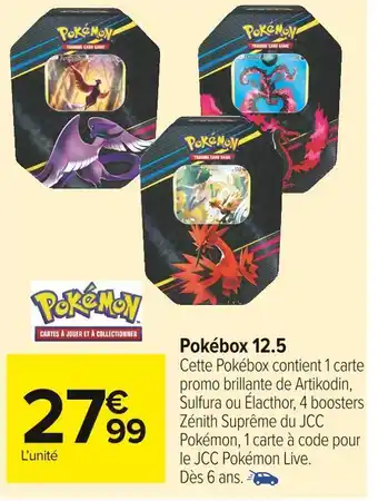 Pokémon pokébox 12.5