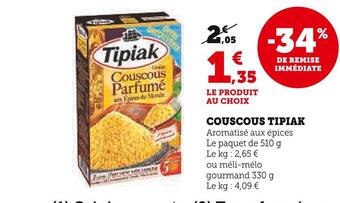 Tipiak couscous