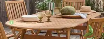 Intermarché Table ovale 180-230 cm yaga offre