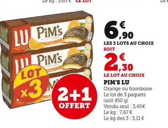 Super U Lu pim's offre