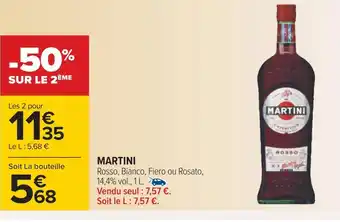 Carrefour Martini martini offre