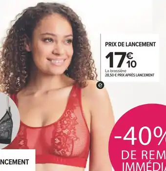 Carrefour Elle brassière 24/7 lace offre