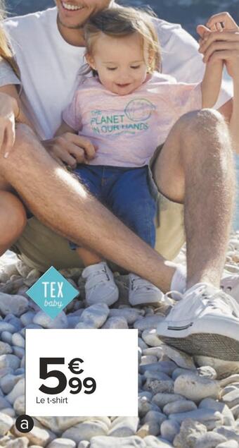 Carrefour Tex baby t-shirt bébé offre