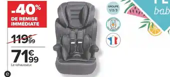 Carrefour Siège-auto groupe offre
