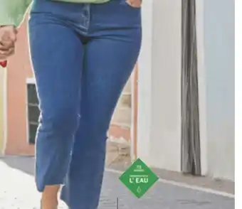 Carrefour Tex jean large 7/8è femme offre