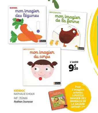 Auchan Nathan jeunesse kididoc nathalie choux offre