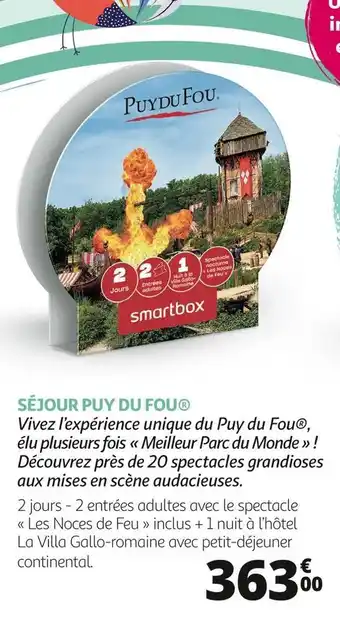 Puy du fou séjour puy du fou