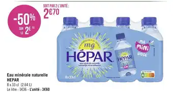 Hepar eau minérale naturelle