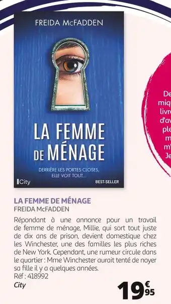 Auchan La femme de ménage offre