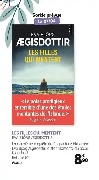 Auchan Points les filles qui mentent eva björg ægisdottir offre