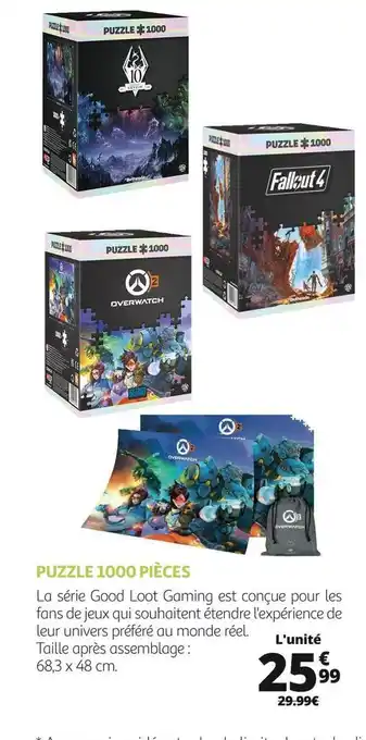 Auchan Bethesda puzzle 1000 pièces offre