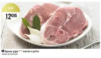 Agneau gigot tranche à griller