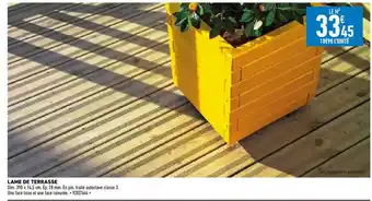 Brico Cash Lame de terrasse offre