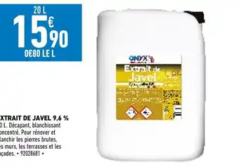 Brico Cash Extrait de javel 9,6 % offre