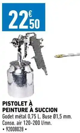 Brico Cash Pistolet peinture à succion offre