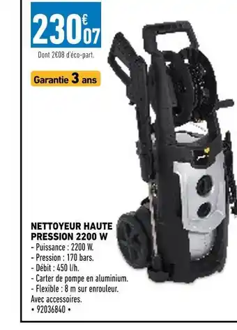 Brico Cash Powerplus nettoyeur haute pression 2200 w offre