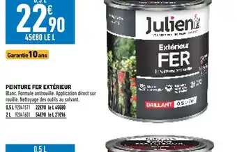 Brico Cash Julien peinture fer extérieur offre