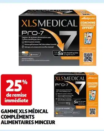Auchan Xls médical gamme xls médical compléments alimentaires minceur offre