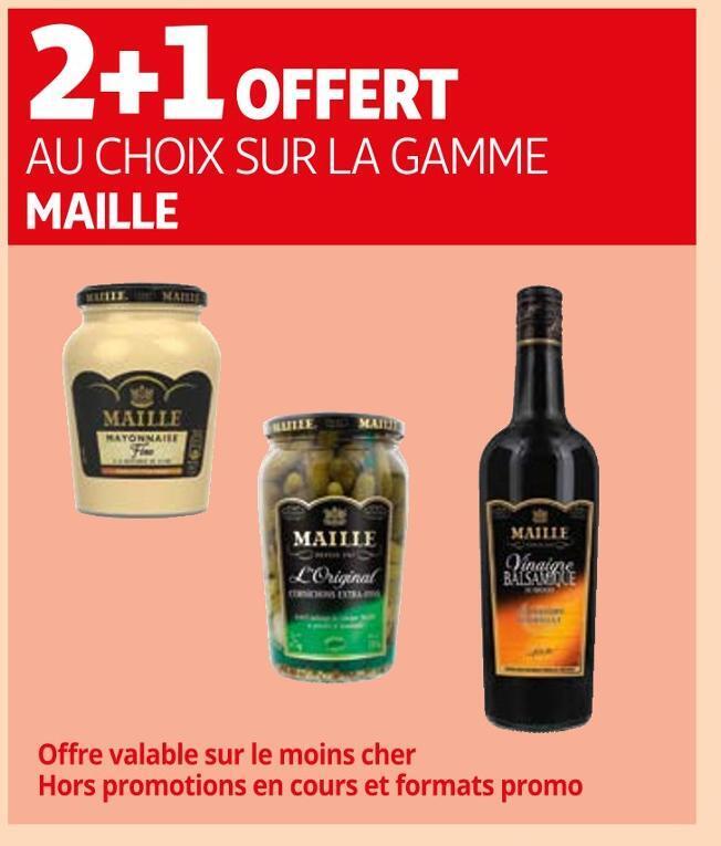 Promo Maille 2+1 offert au choix sur la gamme maille chez Auchan Supermarché Promo Maille 2+1 offert au choix sur la gamme maille chez Auchan Supermarché