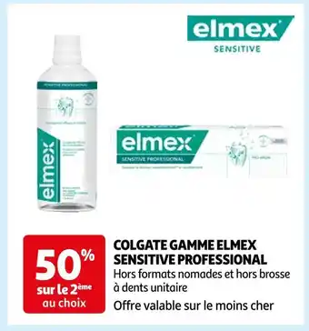 Auchan Elmex colgate gamme elmex sensitive professional offre