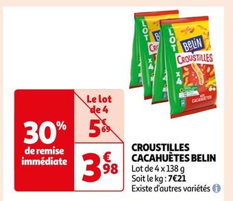 Auchan Supermarché Belin croustilles cacahuètes offre