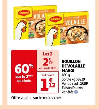 Auchan Maggi bouillon de volaille offre