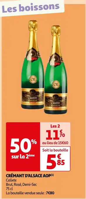 Auchan Crémant d'alsace aop(1) offre