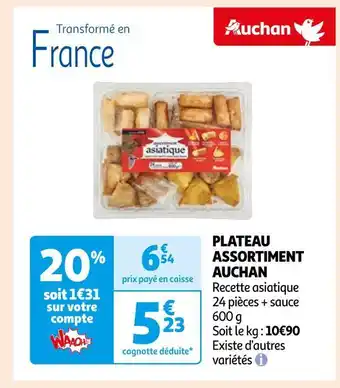 Auchan Auchan plateau assortiment offre