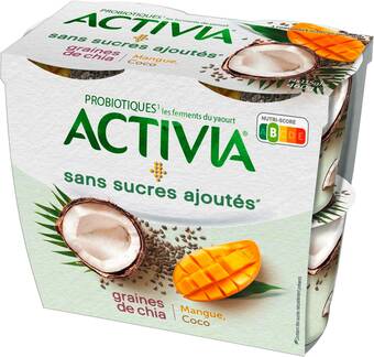 Match Activia sans sucres ajoutés offre