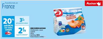 Auchan Auchan mini surimi offre