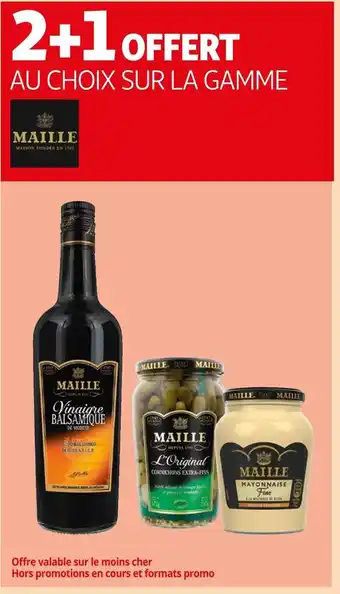 Auchan Maille 2+1 offert au choix sur la gamme offre