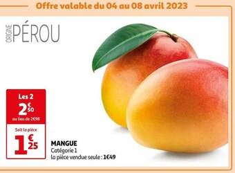 Auchan Mangue offre