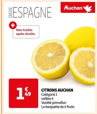 Auchan citrons