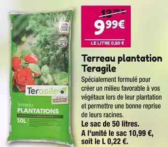 Point Vert Teragile terreau plantation offre