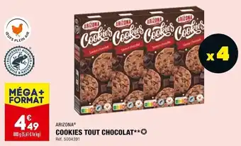ALDI Arizona cookies tout chocolat offre