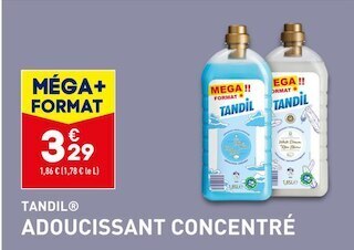 ALDI Tandil adoucissant concentré offre